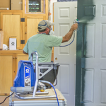 Безвъздушна бояджийска машина Graco GXFF GX21 за нанасяне на латекс и фасадни бои