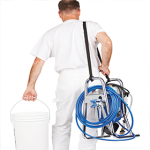 Безвъздушна бояджийска машина Graco GXFF GX21 за нанасяне на латекс и фасадни бои - Image 2