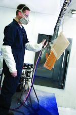 Бояджийска машина Merkur ES за лакове за дърво