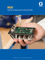 Двукомпонентна системи за смесване и шрицване и заливане на електронни компоненти ( платки)  Graco Pr70 - Image 3