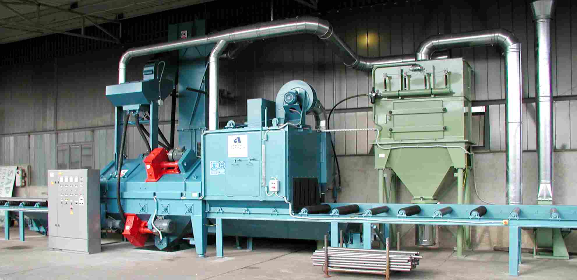 rb-1000-1600-1 Дробометна бластираща машина с транспортен път RB‐1650 - Image 1